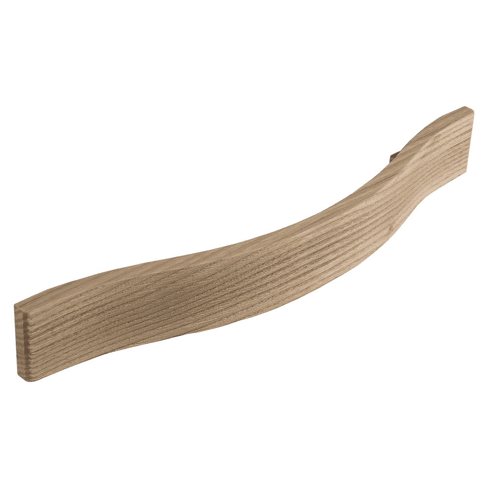 Poignée Bois brut calin brossé cc160 l 240mm